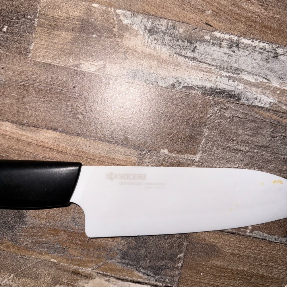 Black and White Ceramic Chef Knife